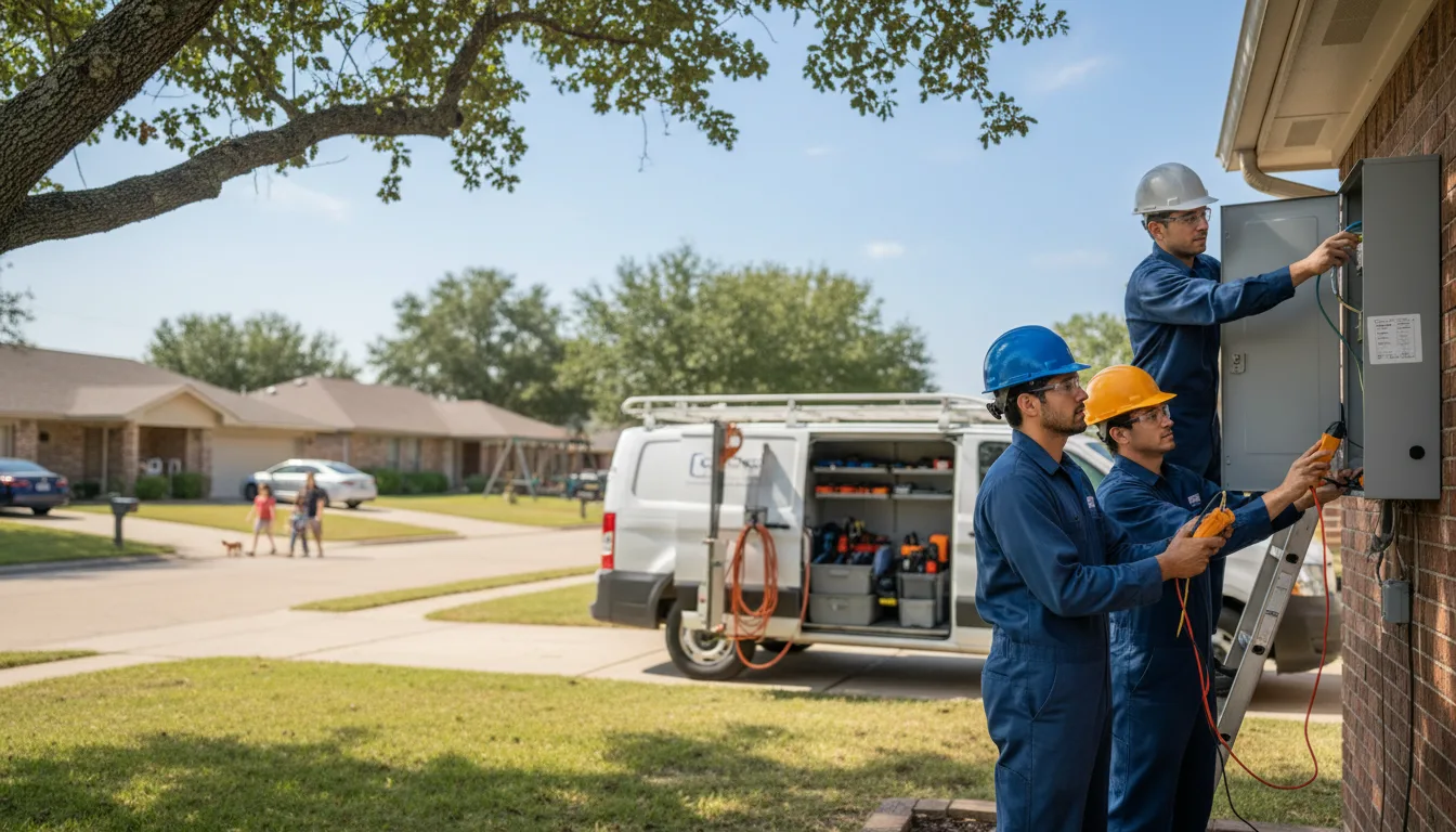 Certified electrician providing emergency electrical services in Stuart, OK